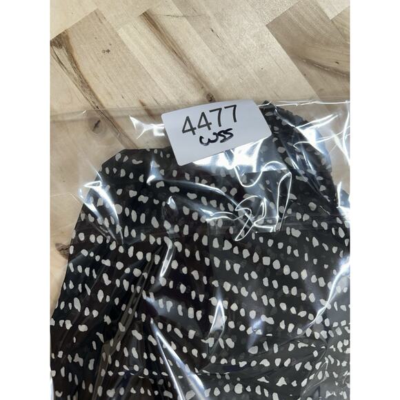 Bobeau Y2K Sleevelss Polka Dot Cinched Waist Size L - Picture 7 of 7